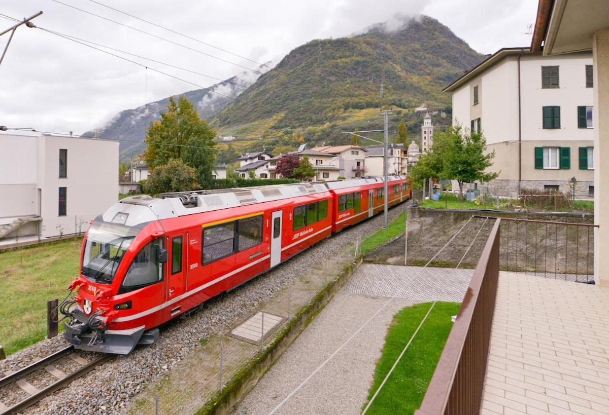 Alp Gruem Apartment - 8 Min Walk To Bernina Express Tirano Eksteriør bilde