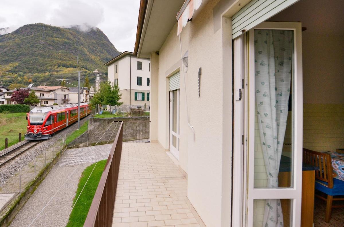 Alp Gruem Apartment - 8 Min Walk To Bernina Express Tirano Eksteriør bilde