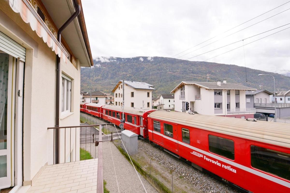 Alp Gruem Apartment - 8 Min Walk To Bernina Express Tirano Eksteriør bilde